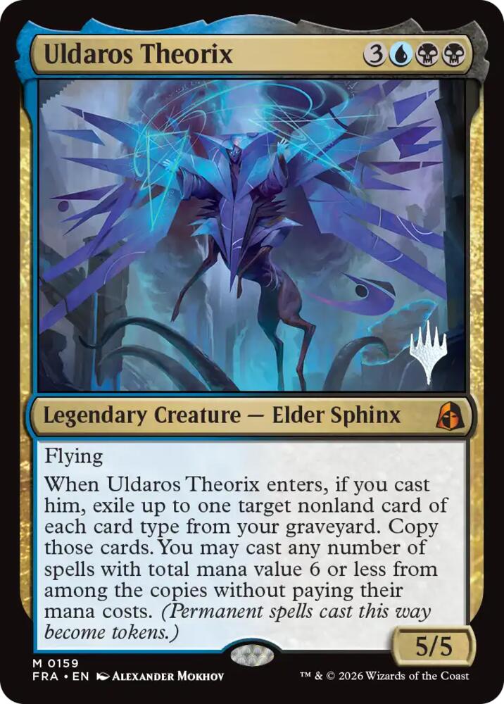 Uldaros Theorix 159 card from Promo Pack: Reality Fracture