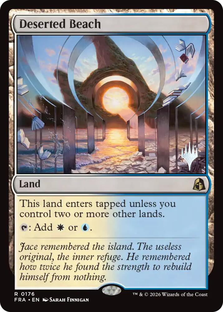 Deserted Beach 176 card from Promo Pack: Reality Fracture