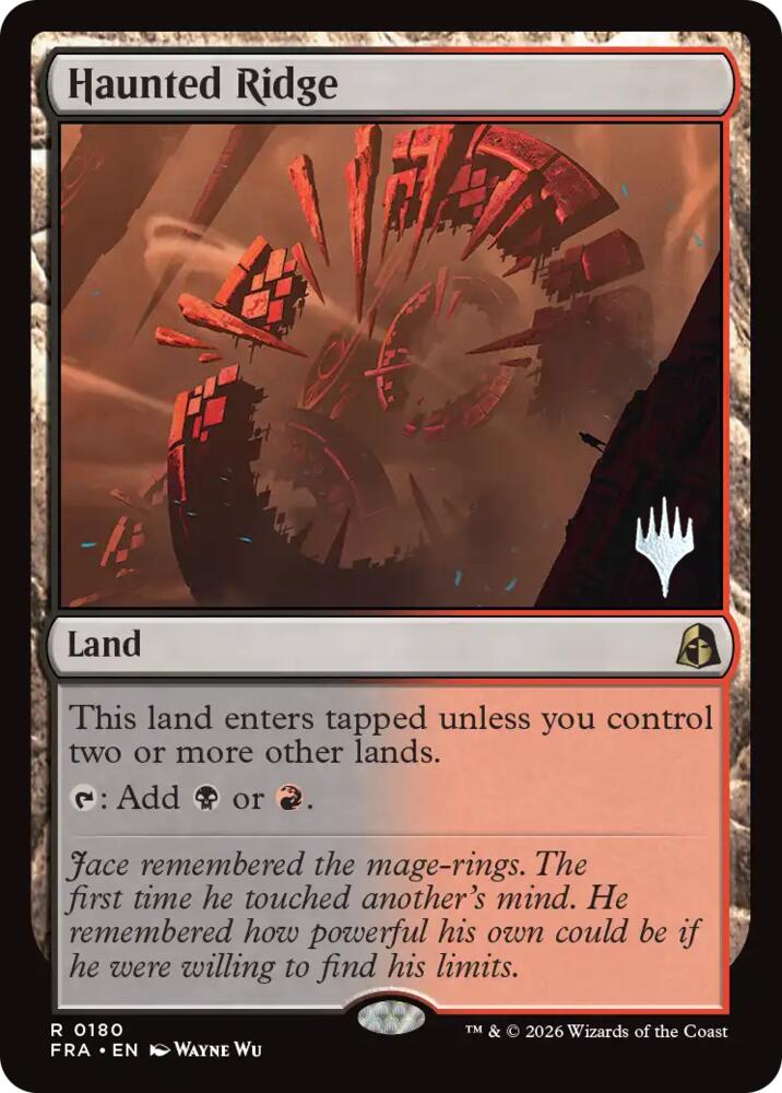 Haunted Ridge 180 card from Promo Pack: Reality Fracture