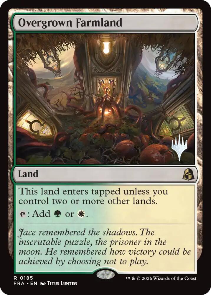 Overgrown Farmland 185 card from Promo Pack: Reality Fracture