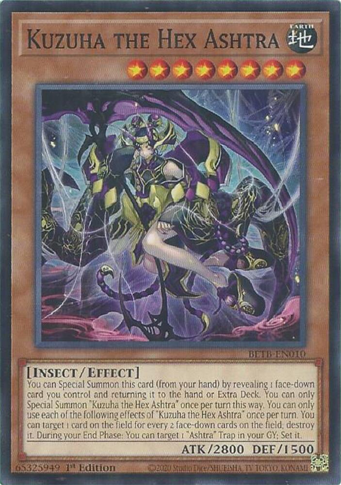 Kuzuha the Hex Ashtra BETB-EN010 card from Beyond the Brave