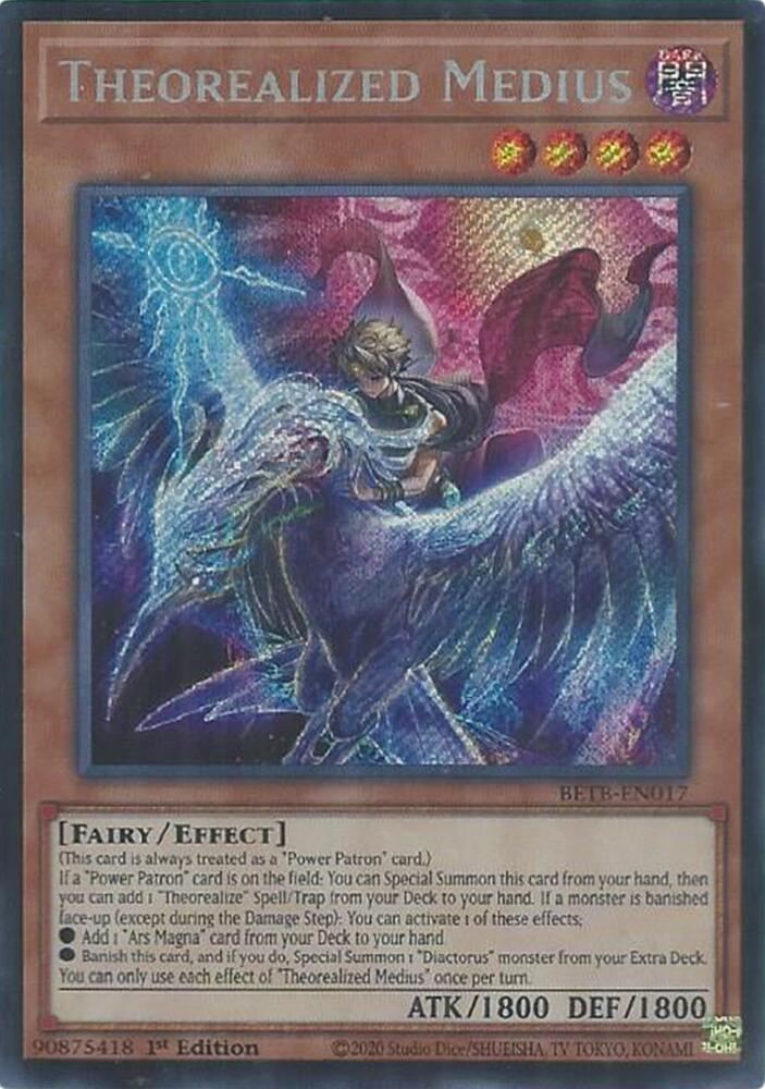 Theorealized Medius BETB-EN017 card from Beyond the Brave