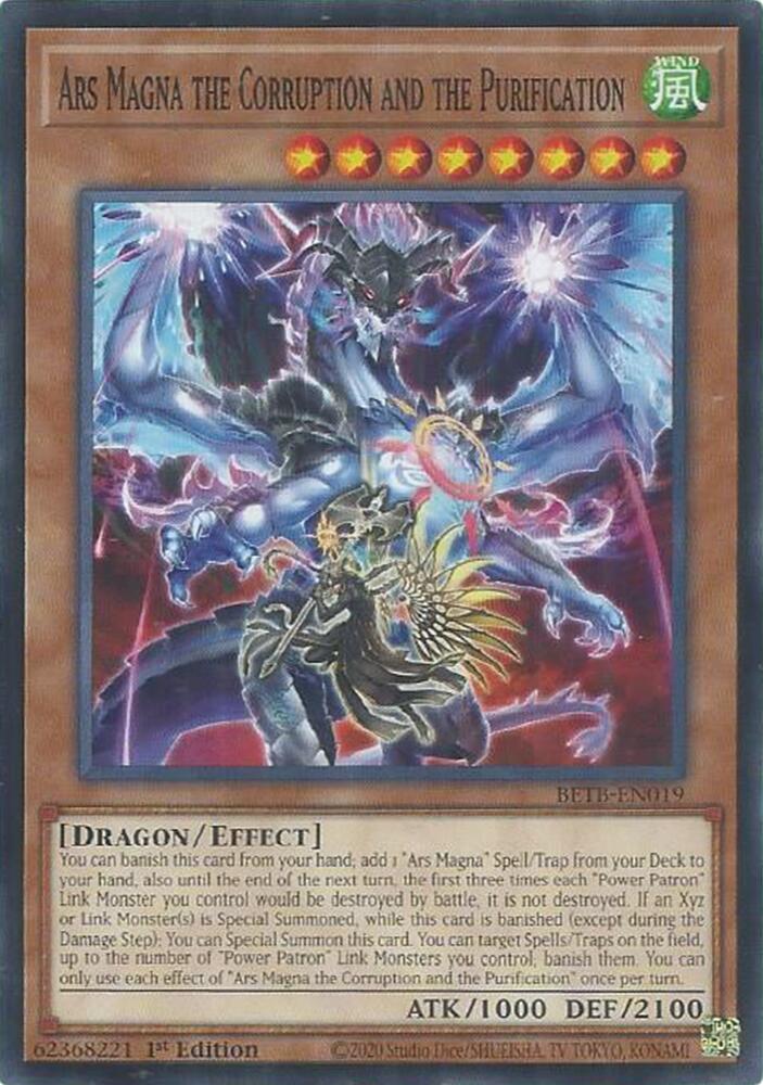 Ars Magna the Corruption and the Purification BETB-EN019 card from Beyond the Brave