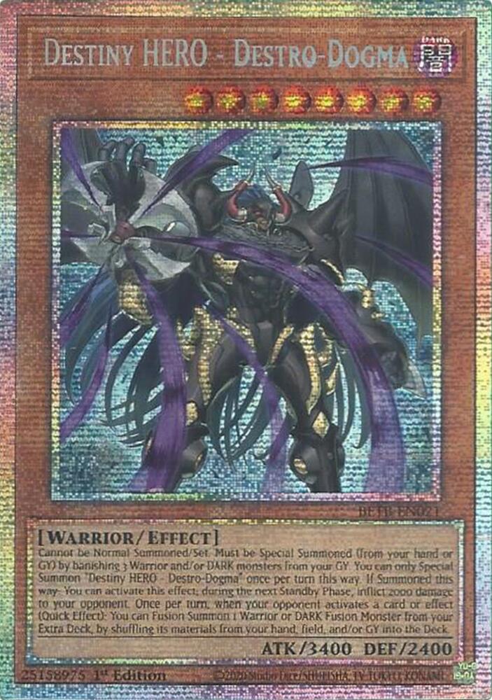 Destiny HERO - Destro-Dogma (Starlight Rare) BETB-EN021 card from Beyond the Brave