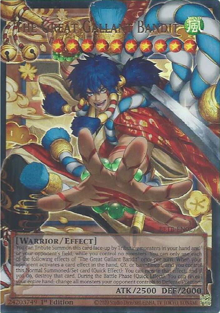 The Great Gallant Bandit (Extended Art) BETB-EN027 card from Beyond the Brave