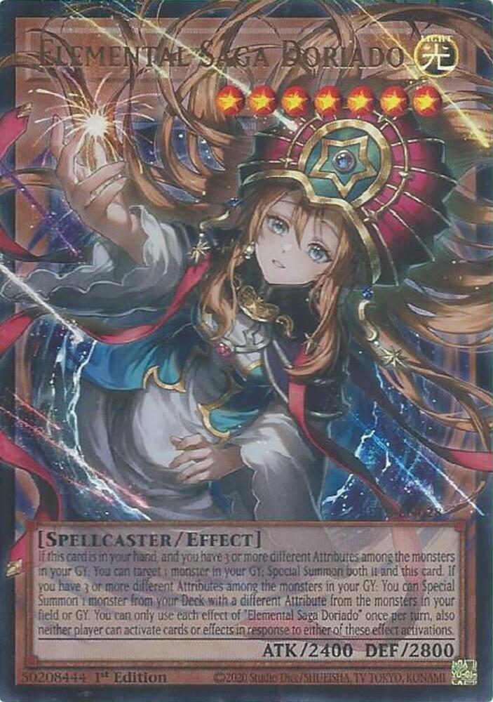 Elemental Saga Doriado (Extended Art) BETB-EN028 card from Beyond the Brave