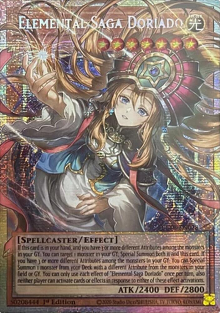 Elemental Saga Doriado (Starlight Rare) (Extended Art) BETB-EN028 card from Beyond the Brave
