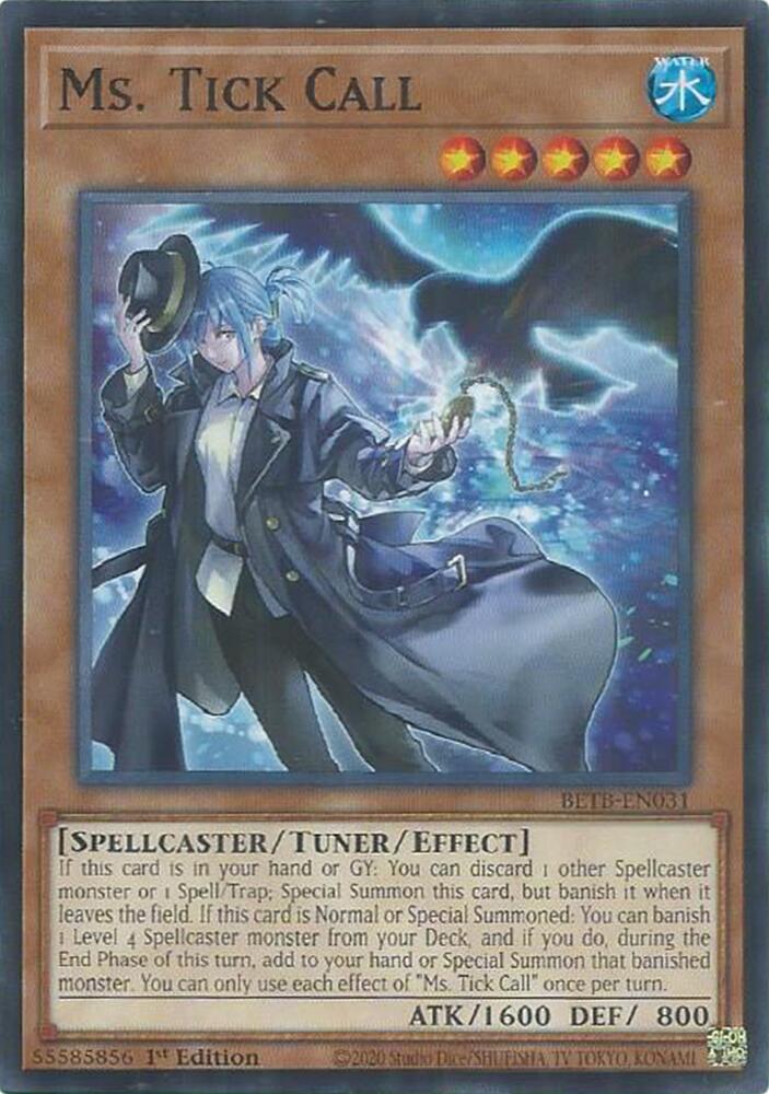 Ms. Tick Call BETB-EN031 card from Beyond the Brave