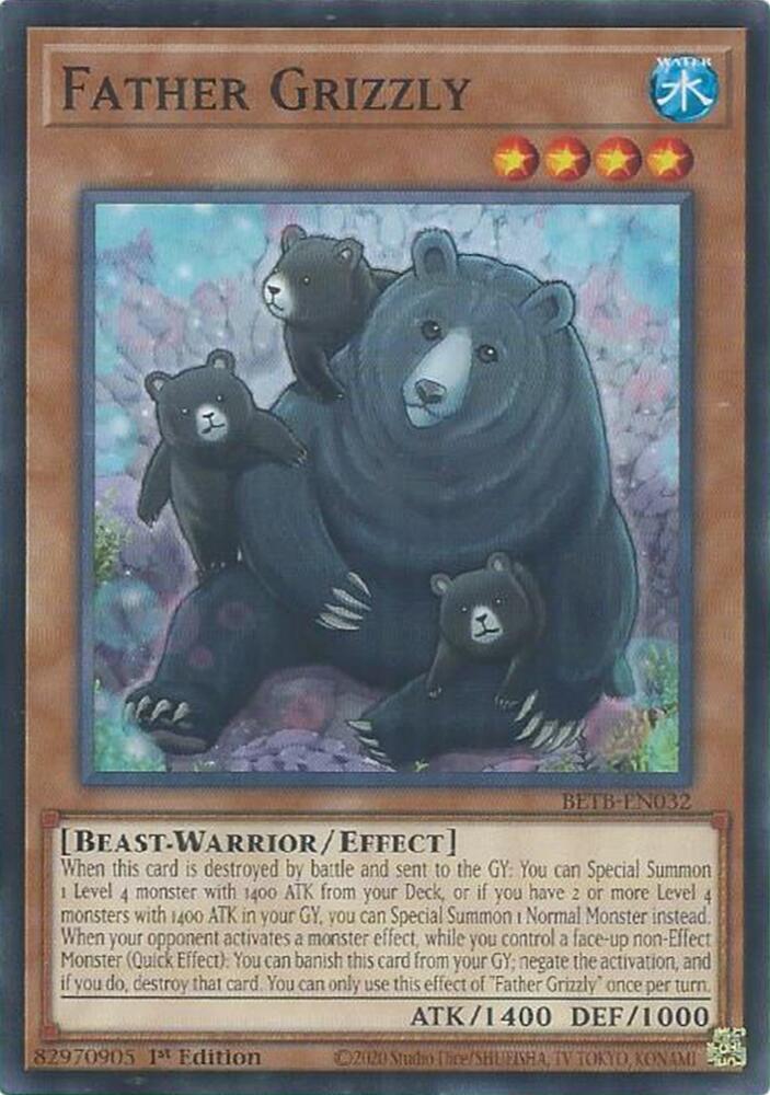 Father Grizzly BETB-EN032 card from Beyond the Brave