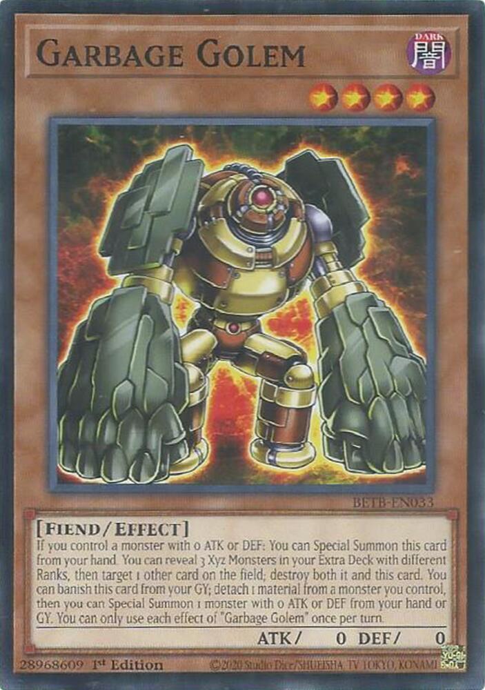 Garbage Golem BETB-EN033 card from Beyond the Brave