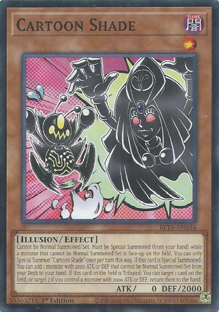 Cartoon Shade BETB-EN034 card from Beyond the Brave
