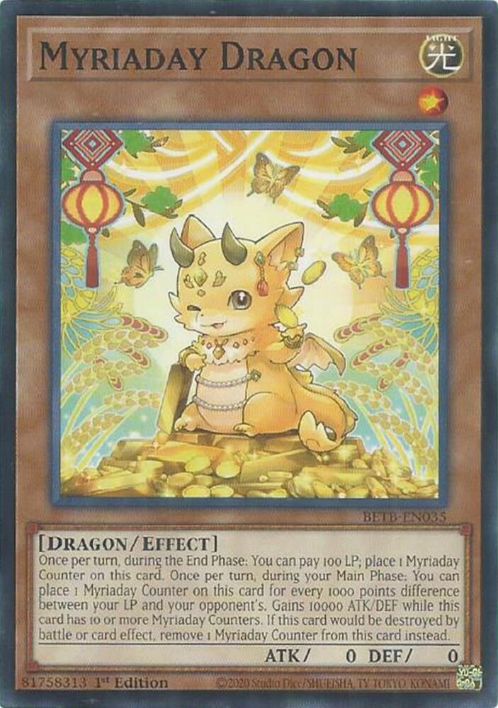 Myriaday Dragon BETB-EN035 card from Beyond the Brave