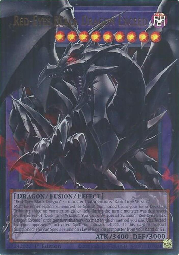 Red-Eyes Black Dragon Exceed (Extended Art) BETB-EN036 card from Beyond the Brave