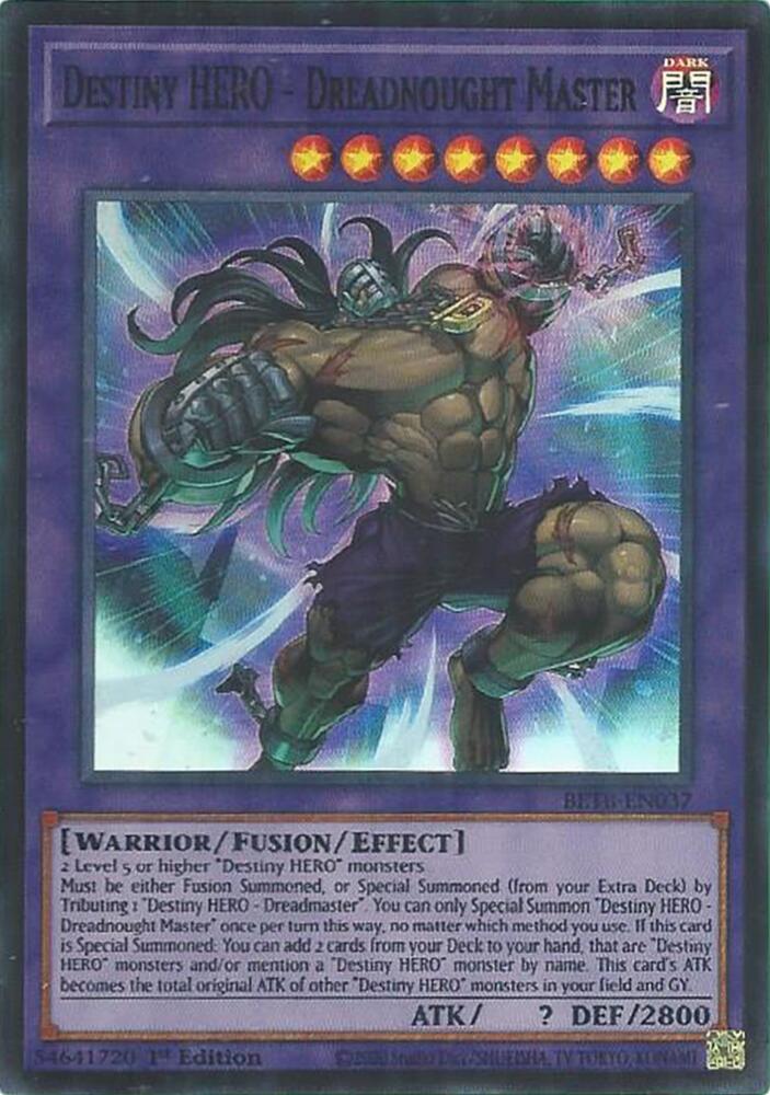 Destiny HERO - Dreadnought Master BETB-EN037 card from Beyond the Brave