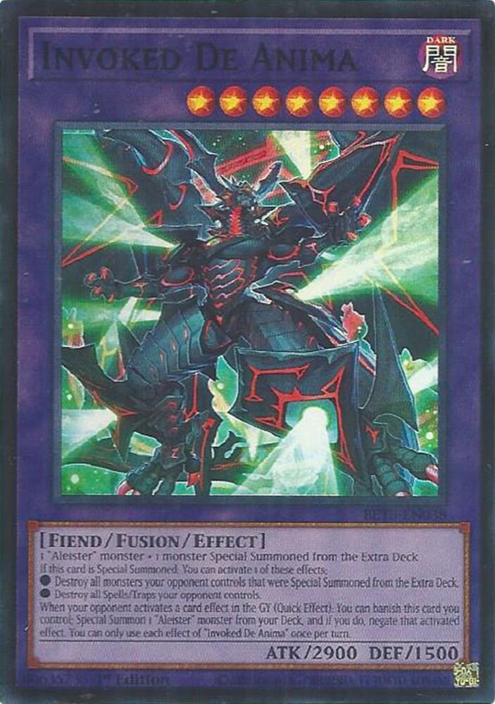 Invoked De Anima BETB-EN038 card from Beyond the Brave