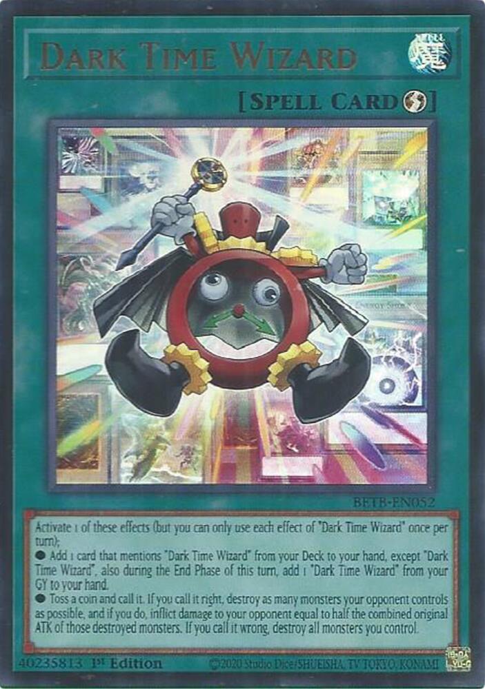 Dark Time Wizard BETB-EN052 card from Beyond the Brave