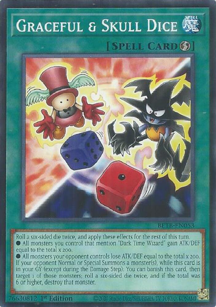 Graceful & Skull Dice BETB-EN053 card from Beyond the Brave