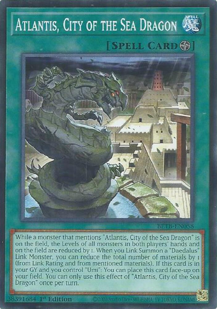 Atlantis, City of the Sea Dragon BETB-EN058 card from Beyond the Brave