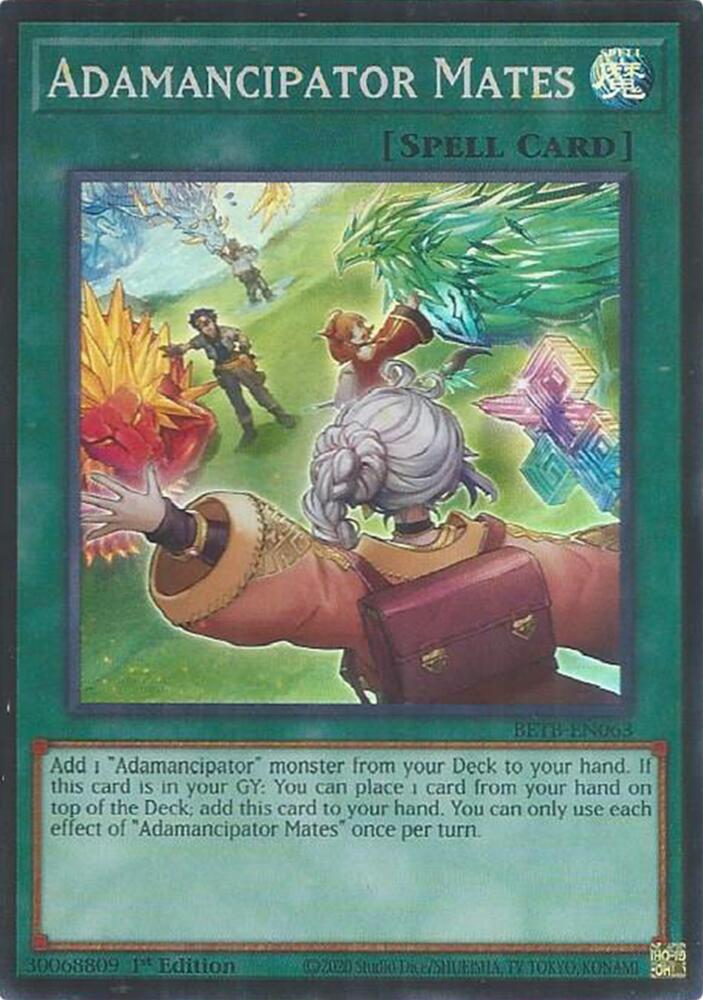 Adamancipator Mates BETB-EN063 card from Beyond the Brave