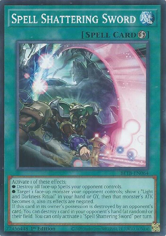 Spell Shattering Sword BETB-EN064 card from Beyond the Brave