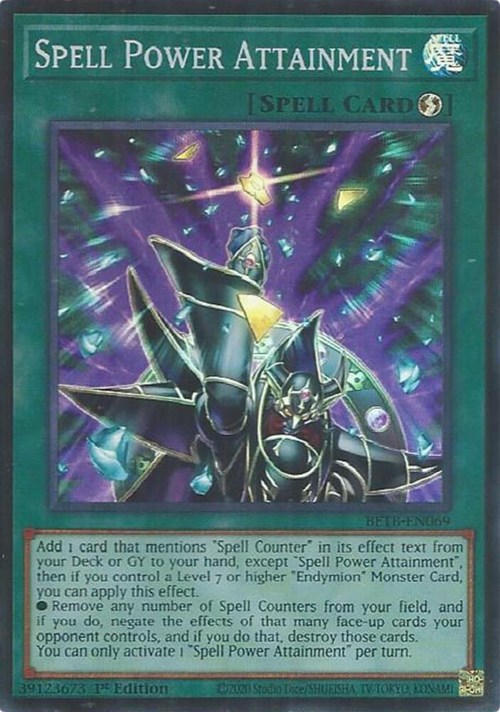 Spell Power Attainment BETB-EN069 card from Beyond the Brave
