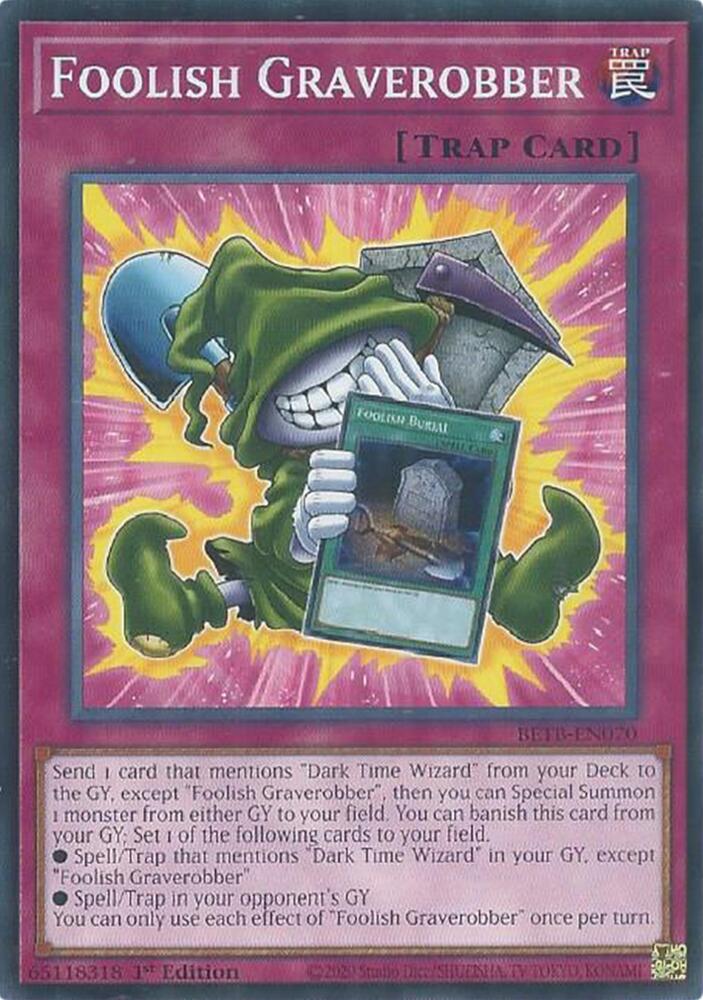 Foolish Graverobber BETB-EN070 card from Beyond the Brave