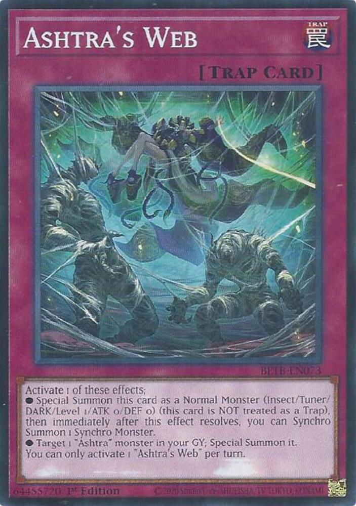 Ashtra's Web BETB-EN073 card from Beyond the Brave