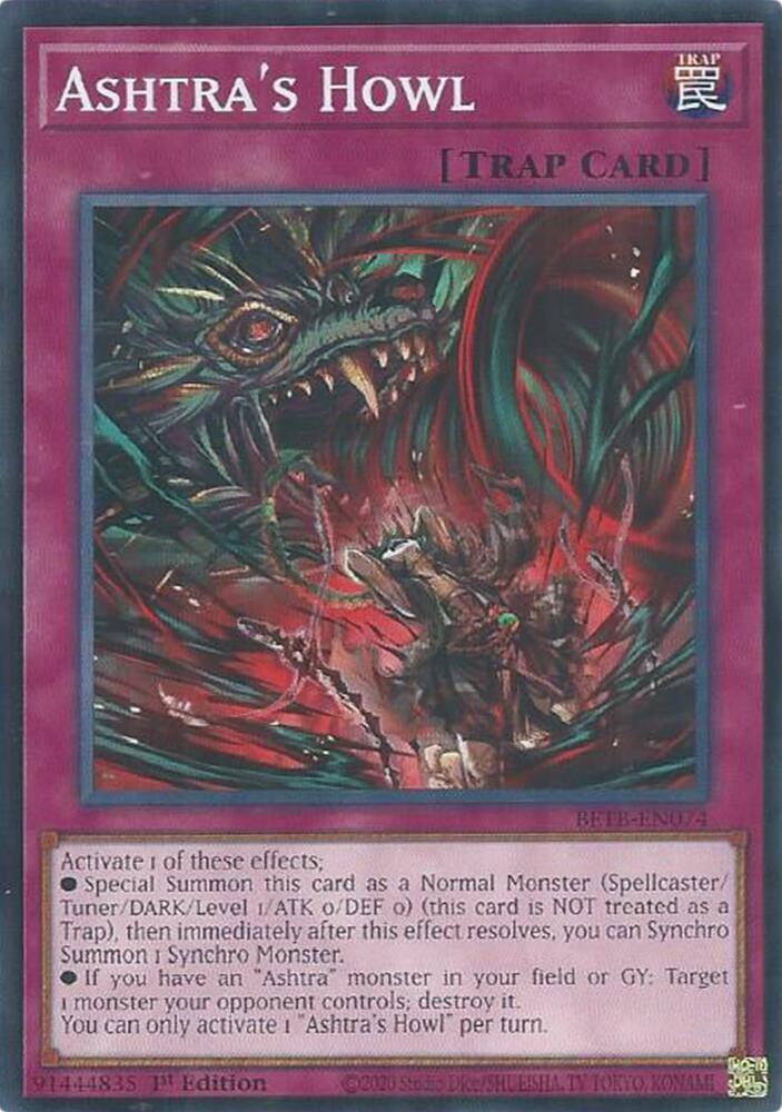 Ashtra's Howl BETB-EN074 card from Beyond the Brave