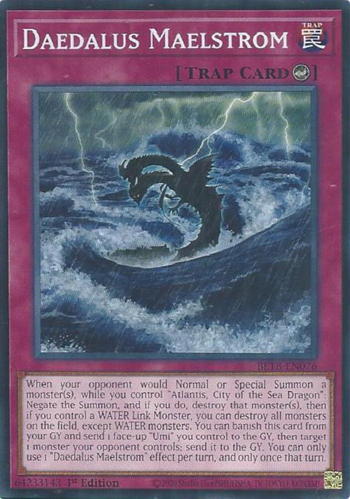 Daedalus Maelstrom BETB-EN076 card from Beyond the Brave