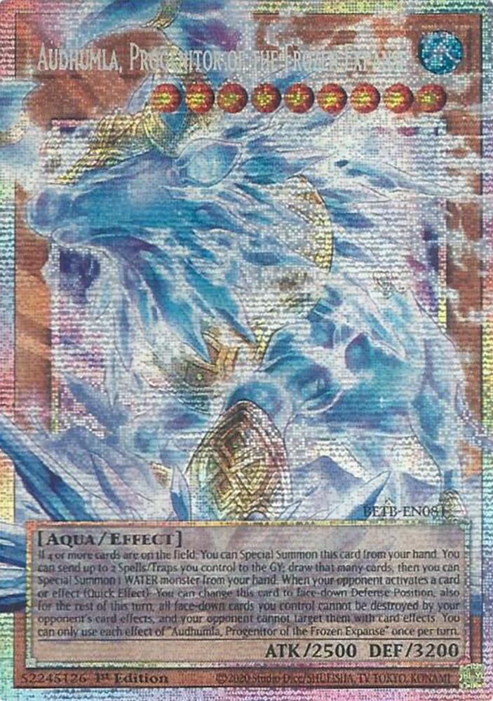 Audhumla, Progenitor of the Frozen Expanse (Starlight Rare) (Extended Art) BETB-EN081 card from Beyond the Brave