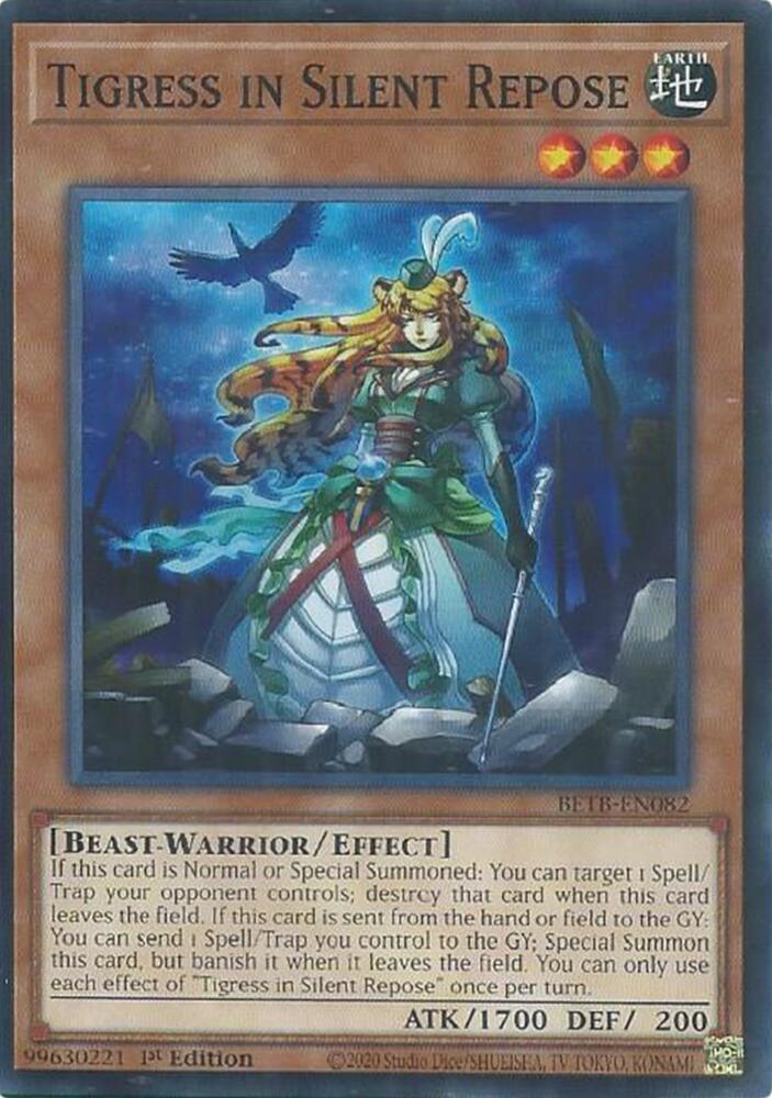 Tigress in Silent Repose BETB-EN082 card from Beyond the Brave