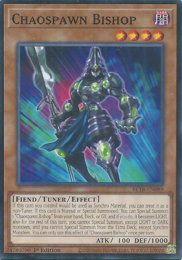 Chaospawn Bishop BETB-EN089 card from Beyond the Brave
