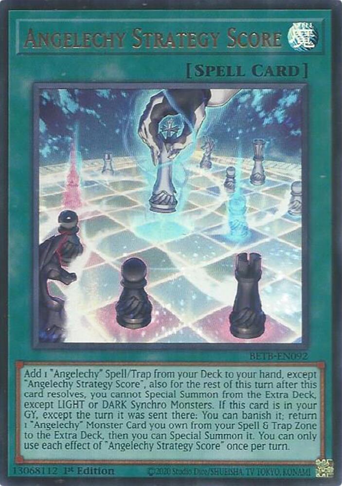 Angelechy Strategy Score BETB-EN092 card from Beyond the Brave