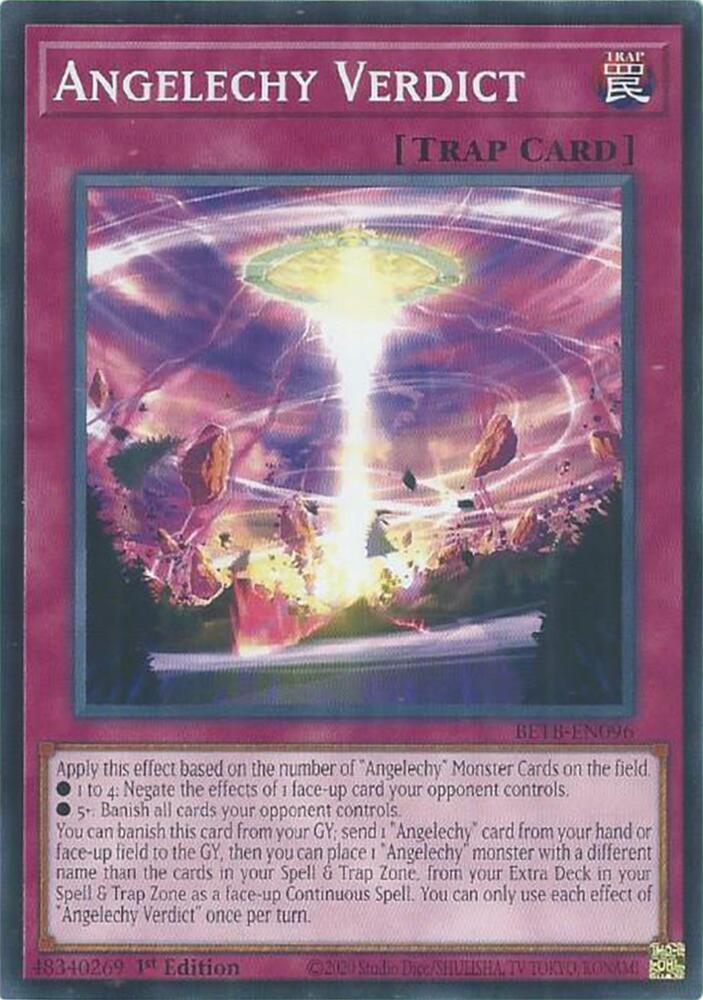 Angelechy Verdict BETB-EN096 card from Beyond the Brave