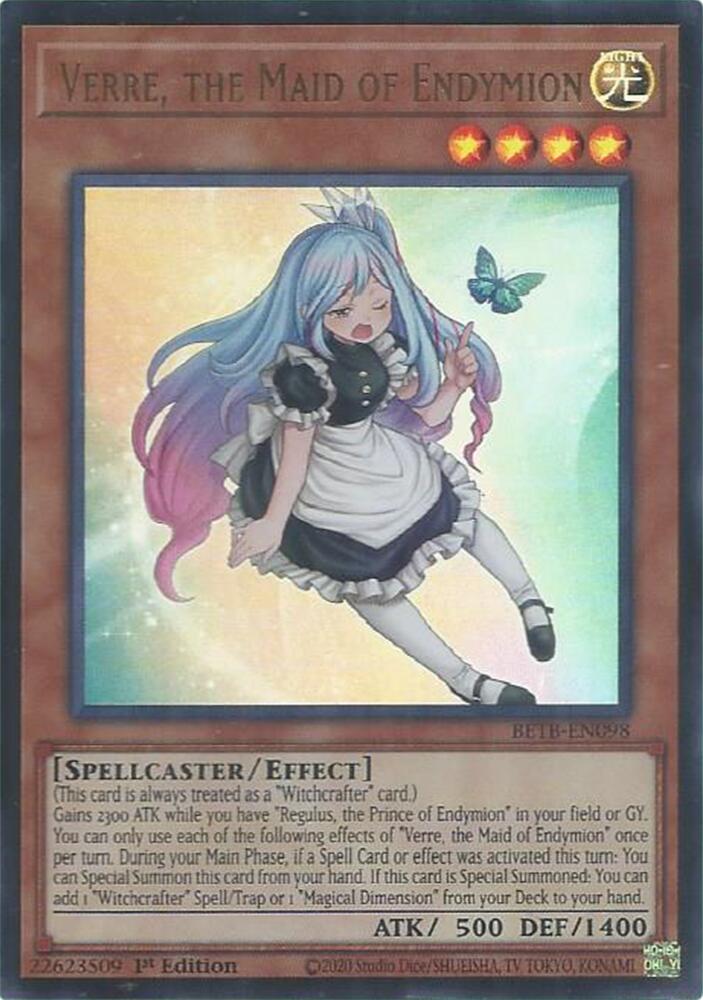 Verre, the Maid of Endymion BETB-EN098 card from Beyond the Brave