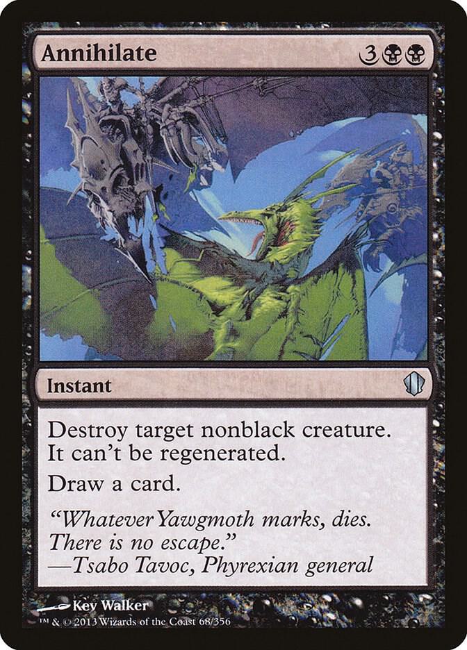 Annihilate 68 card from Commander 2013