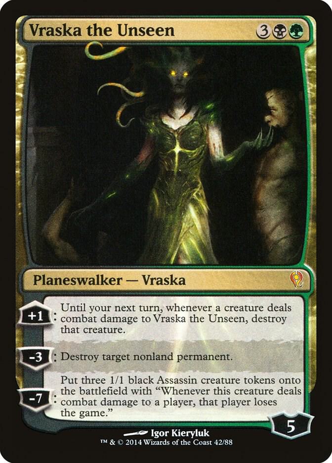 Vraska the Unseen 42 card from Duel Decks: Jace vs. Vraska