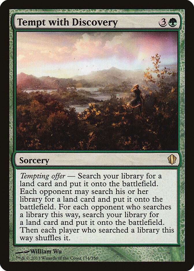 Tempt with Discovery 174 card from Commander 2013