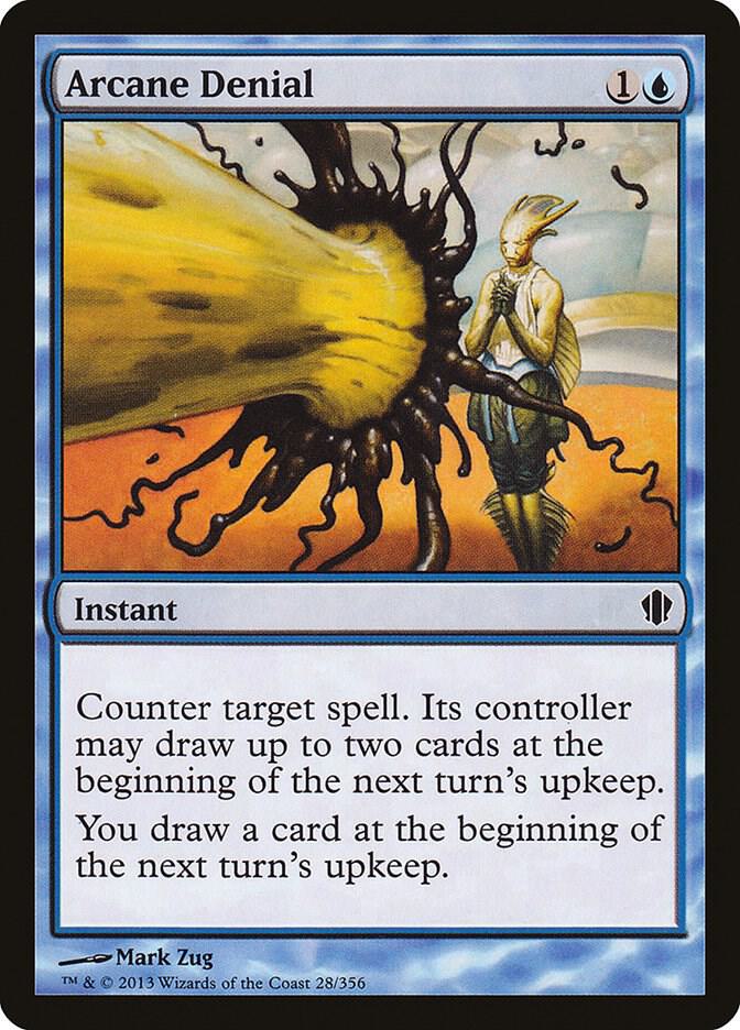 Arcane Denial 28 card from Commander 2013