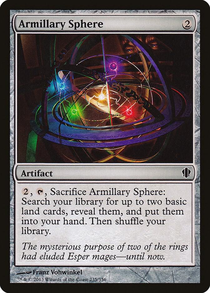 Armillary Sphere 235 card from Commander 2013