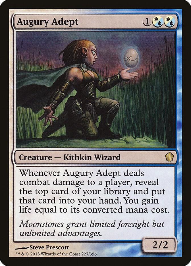 Augury Adept 227 card from Commander 2013