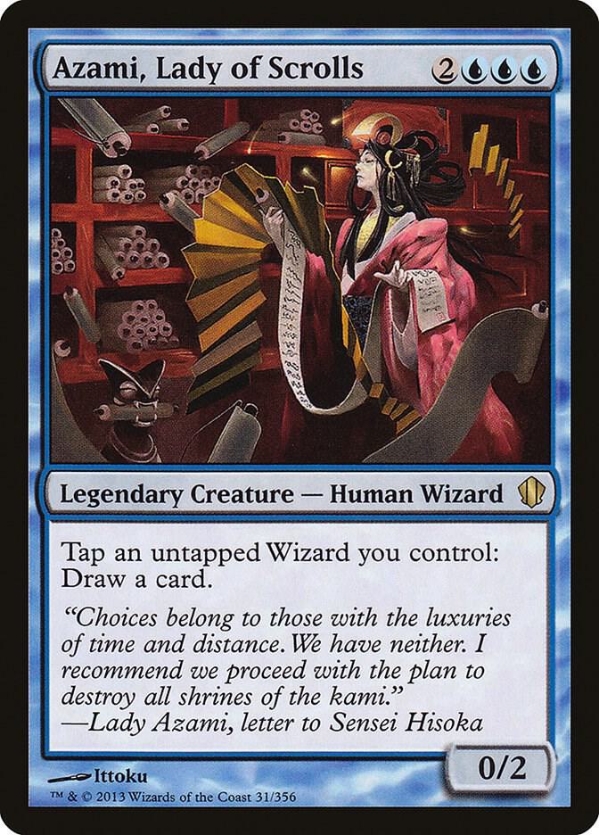 Azami, Lady of Scrolls 31 card from Commander 2013