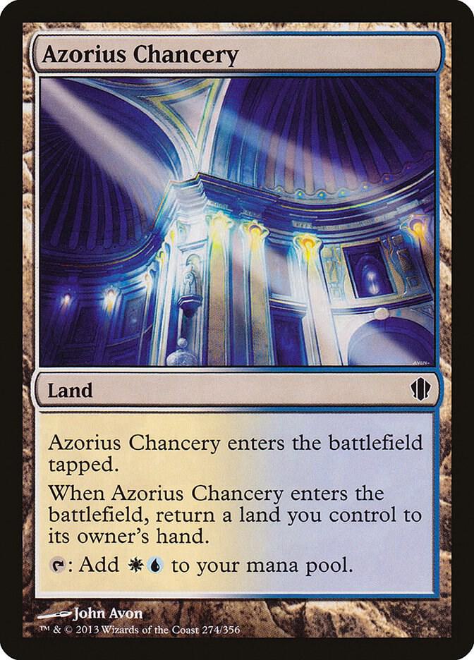 Azorius Chancery 274 card from Commander 2013