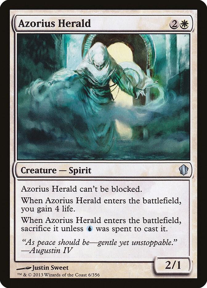 Azorius Herald 6 card from Commander 2013