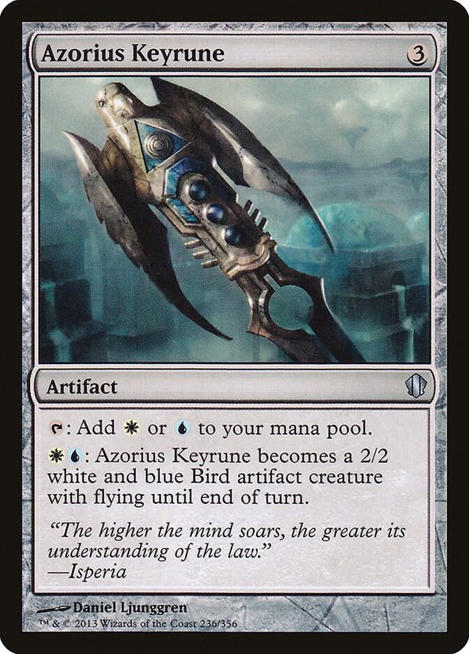 Azorius Keyrune 236 card from Commander 2013