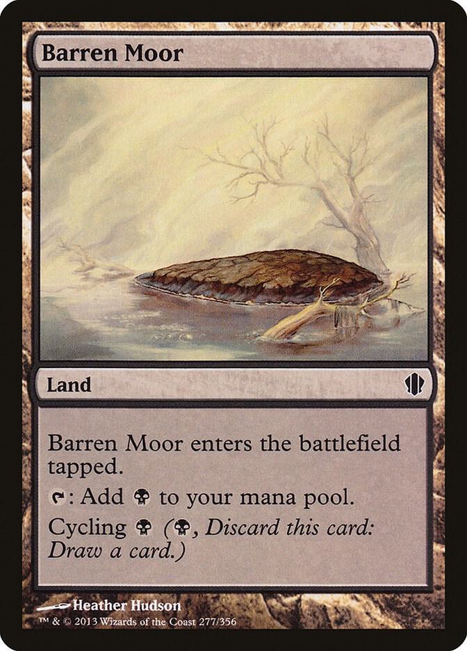 Barren Moor 277 card from Commander 2013