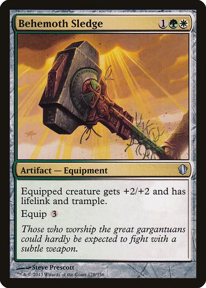 Behemoth Sledge 178 card from Commander 2013