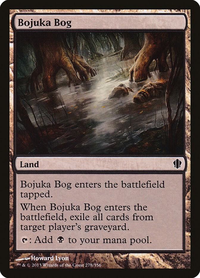 Bojuka Bog 278 card from Commander 2013