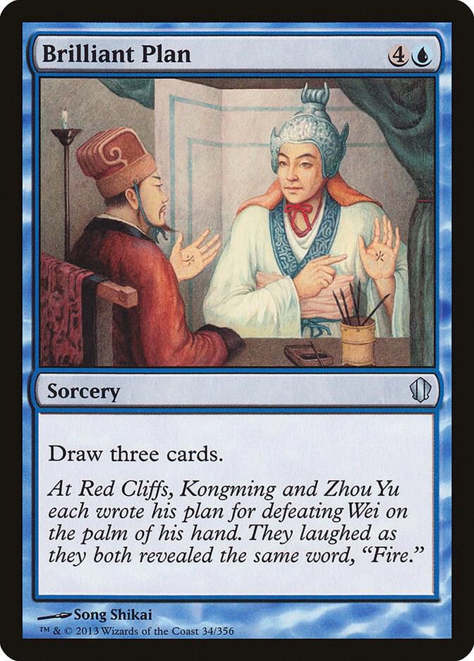 Brilliant Plan 34 card from Commander 2013