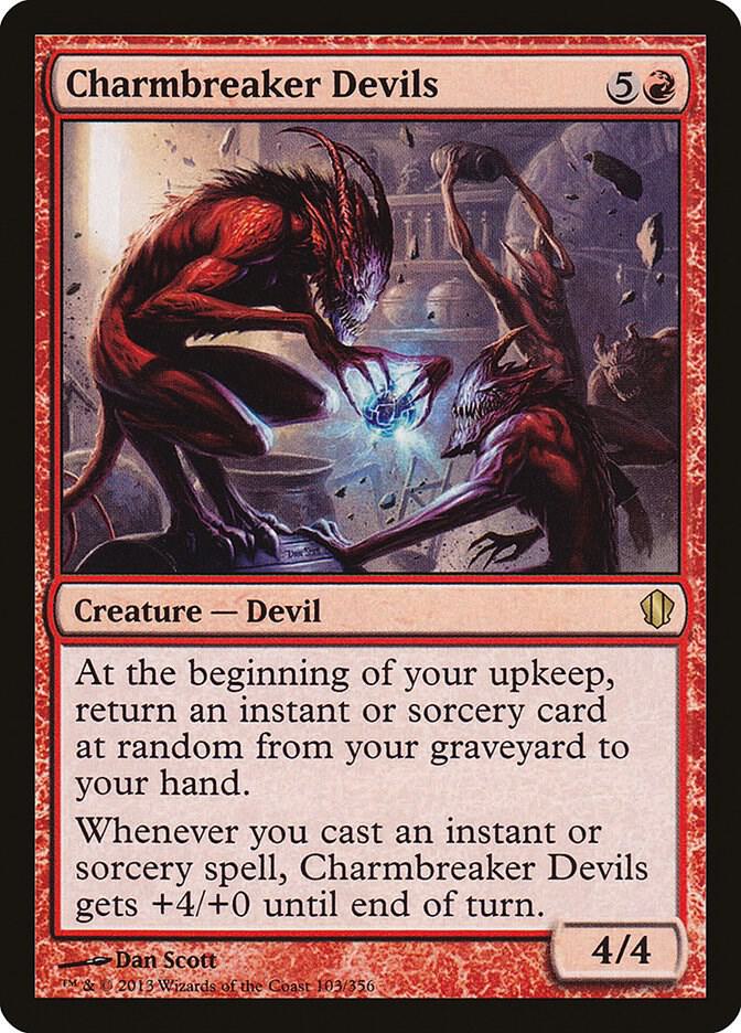 Charmbreaker Devils 103 card from Commander 2013